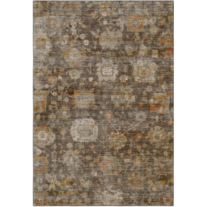 Machine Washable Aristo Chocolate Rug