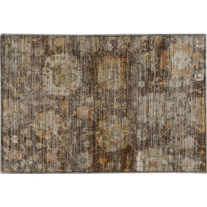 Machine Washable Aristo Chocolate Rug