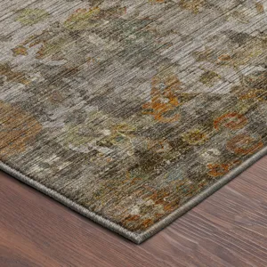 Machine Washable Aristo Silver 10\' x 14\' Rug