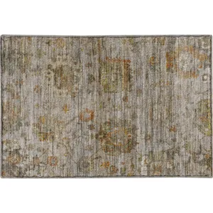 Machine Washable Aristo Silver Rug