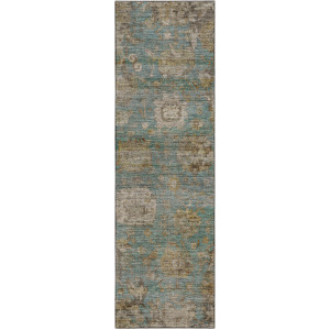 Machine Washable Aristo Teal 2'3