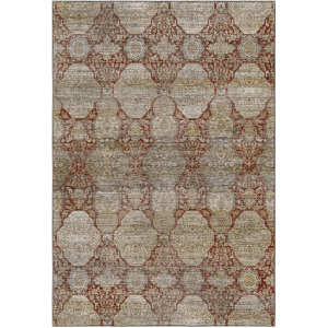 Machine Washable Aristo Burgundy Rug