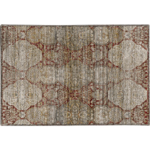 Machine Washable Aristo Burgundy Rug