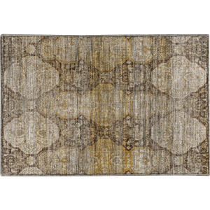 Machine Washable Aristo Coffee Rug