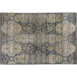 Machine Washable Aristo Navy Rug