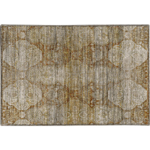 Machine Washable Aristo Terracotta Rug