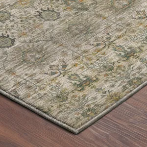 Machine Washable Aristo Ivory 10\' x 14\' Rug