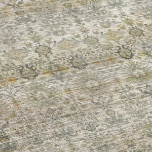 Machine Washable Aristo Ivory 10\' x 14\' Rug