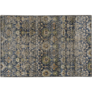 Machine Washable Aristo Navy Rug