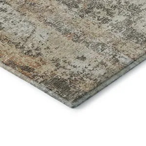 Luxury Washable Indoor/Outdoor Bresca Terracotta 8\' x 10\' Rug