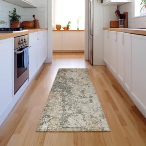 Luxury Washable Indoor/Outdoor Bresca Terracotta 2\'3\" x 7\'6\" Runner Rug
