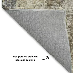 Luxury Washable Indoor/Outdoor Bresca Beige 8\' x 10\' Rug