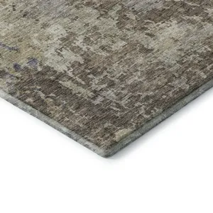 Luxury Washable Indoor/Outdoor Bresca Beige 8\' x 10\' Rug