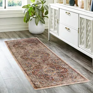 Bergama Spice 2\'3\" x 7\'10\" Runner Rug