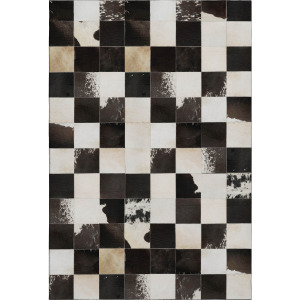 Luxury Washable Indoor/Outdoor Bozeman Black Rug