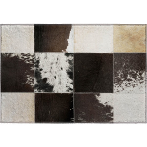 Luxury Washable Indoor/Outdoor Bozeman Black Rug