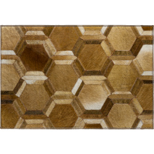 Luxury Washable Indoor/Outdoor Bozeman Brown Rug