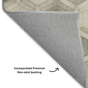 Luxury Washable Indoor/Outdoor Bozeman Gray 1\'8\" x 2\'6\" Rug