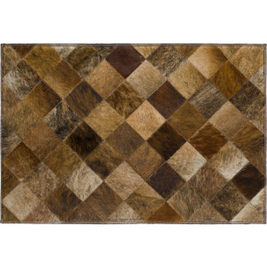 Luxury Washable Indoor/Outdoor Bozeman Brown Rug