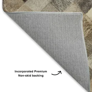 Luxury Washable Indoor/Outdoor Bozeman Gray 9\' x 12\' Rug