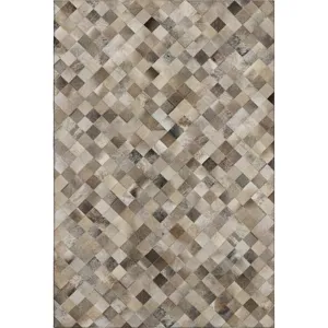 Luxury Washable Indoor/Outdoor Bozeman Gray 9\' x 12\' Rug