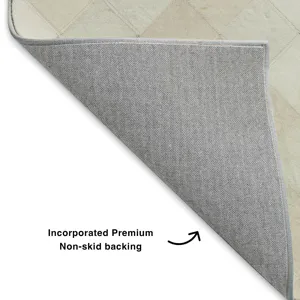 Luxury Washable Indoor/Outdoor Bozeman Linen 9\' x 12\' Rug