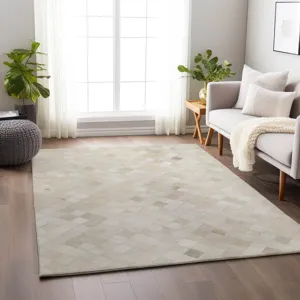 Luxury Washable Indoor/Outdoor Bozeman Linen 9\' x 12\' Rug