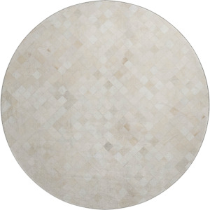 Luxury Washable Indoor/Outdoor Bozeman Linen 8' x 8' Round Rug