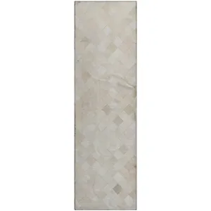 Luxury Washable Indoor/Outdoor Bozeman Linen 2\'3\" x 7\'6\" Runner Rug