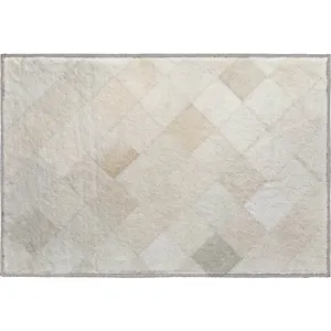 Luxury Washable Indoor/Outdoor Bozeman Linen 1\'8\" x 2\'6\" Rug