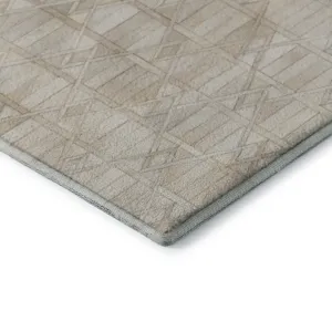 Luxury Washable Indoor/Outdoor Bozeman Linen 8\' x 10\' Rug