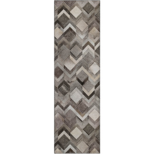 Luxury Washable Indoor/Outdoor Bozeman Gray 2'3