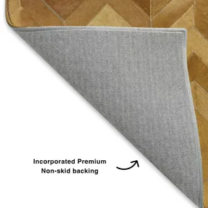 Luxury Washable Indoor/Outdoor Bozeman Rust 9\' x 12\' Rug