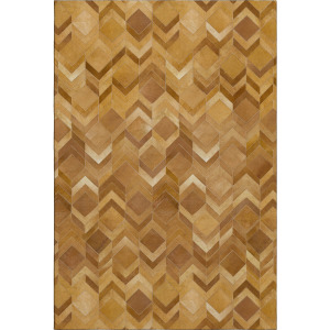 Luxury Washable Indoor/Outdoor Bozeman Rust Rug