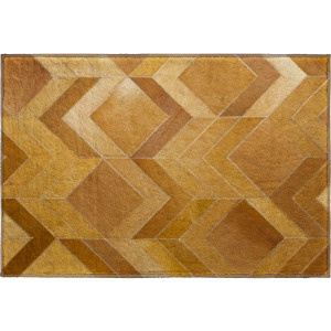 Luxury Washable Indoor/Outdoor Bozeman Rust Rug