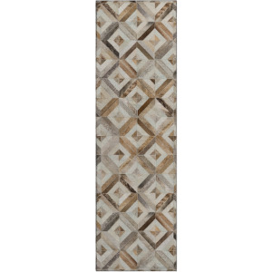 Luxury Washable Indoor/Outdoor Bozeman Gray 2'3