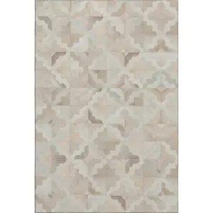 Luxury Washable Indoor/Outdoor Bozeman Linen 5\' x 7\'6\" Rug