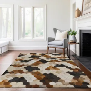 Luxury Washable Indoor/Outdoor Bozeman Dune 3\' x 5\' Rug