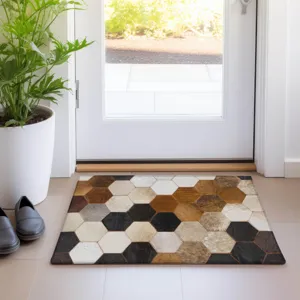 Luxury Washable Indoor/Outdoor Bozeman Dune 1\'8\" x 2\'6\" Rug