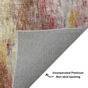 Luxury Washable Boca Blush 5\' x 7\'6\" Rug