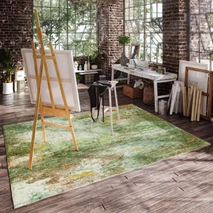 Luxury Washable Boca Sage 10\' x 14\' Rug