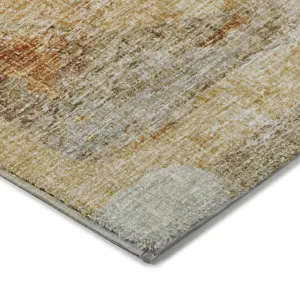 Luxury Washable Boca Taupe 1\'8\" x 2\'6\" Rug
