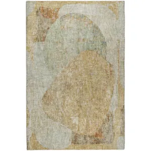 Luxury Washable Boca Taupe 2\'6\" x 3\'10\" Rug