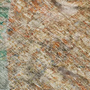 Luxury Washable Boca Teal 2\'6\" x 3\'10\" Rug