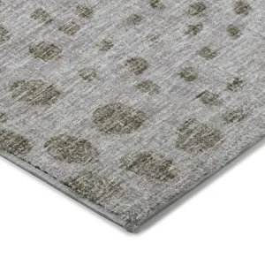 Luxury Washable Boca Taupe 5\' x 7\'6\" Rug