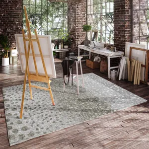 Luxury Washable Boca Taupe 5\' x 7\'6\" Rug