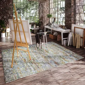 Luxury Washable Boca Putty 5\' x 7\'6\" Rug