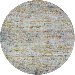 Luxury Washable Boca Putty 8' x 8' Round Rug