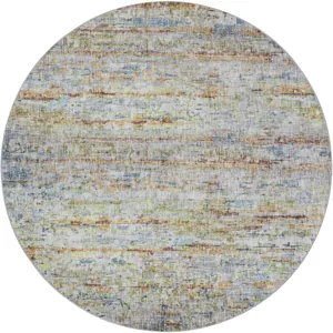 Luxury Washable Boca Putty 8\' x 8\' Round Rug