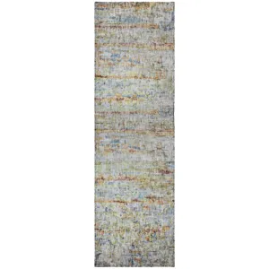 Luxury Washable Boca Putty 2\'3\" x 7\'6\" Runner Rug